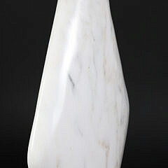 Mid Century Modern White Marble Sculpture Of A Woman’s Silhouette