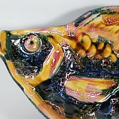 Vallauris Majolica Fish Center Bowl