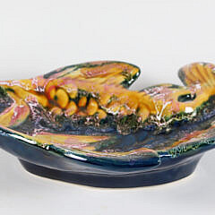 Vallauris Majolica Fish Center Bowl