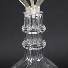 Antique Czechoslovakian Glass Four-Chamber Decanter 