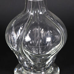 Antique Czechoslovakian Glass Four-Chamber Decanter 