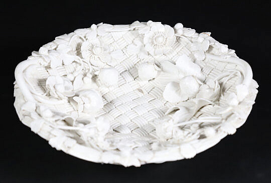 Victoria Rex Blanc De Chin Porcelain Dish