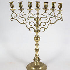 Brass 7-Light Candelabra 