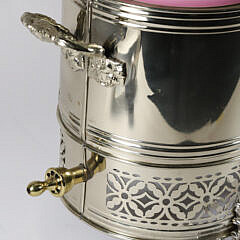 French Porcelain Brass “Bain-Marie” Dispenser