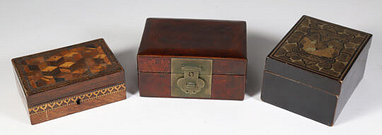 Collection of Three Small Decorative Boxes