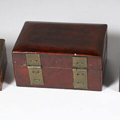 Collection of Three Decorative Boxes 19th Century