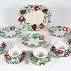 English " Rose Pattern" Ceramic Cups and Plates