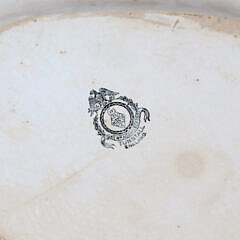 English “Rose Pattern” Ceramic Cups, Plates and Platter