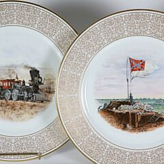 Collection of Ten Oxford Bone China by Lenox “Confederacy Collection” Plates