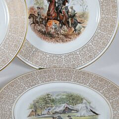 Collection of Ten Oxford Bone China by Lenox “Confederacy Collection” Plates