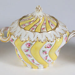 Limoges Three-Piece Tea Set, 19th Century