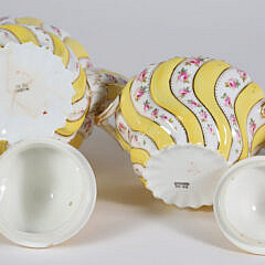 Limoges Three-Piece Tea Set, 19th Century