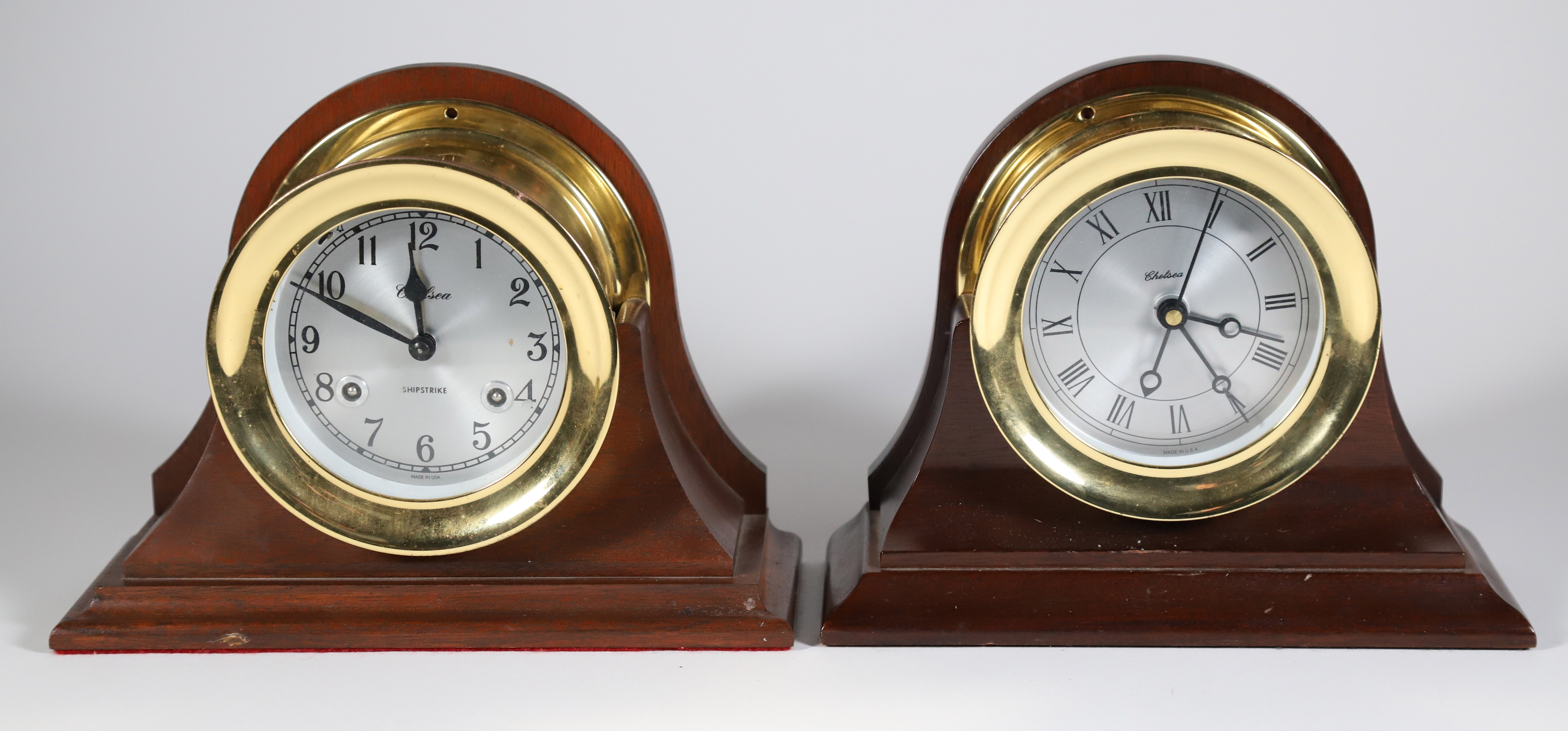 Vintage Chelsea Ship's Bell Key Wound Clock