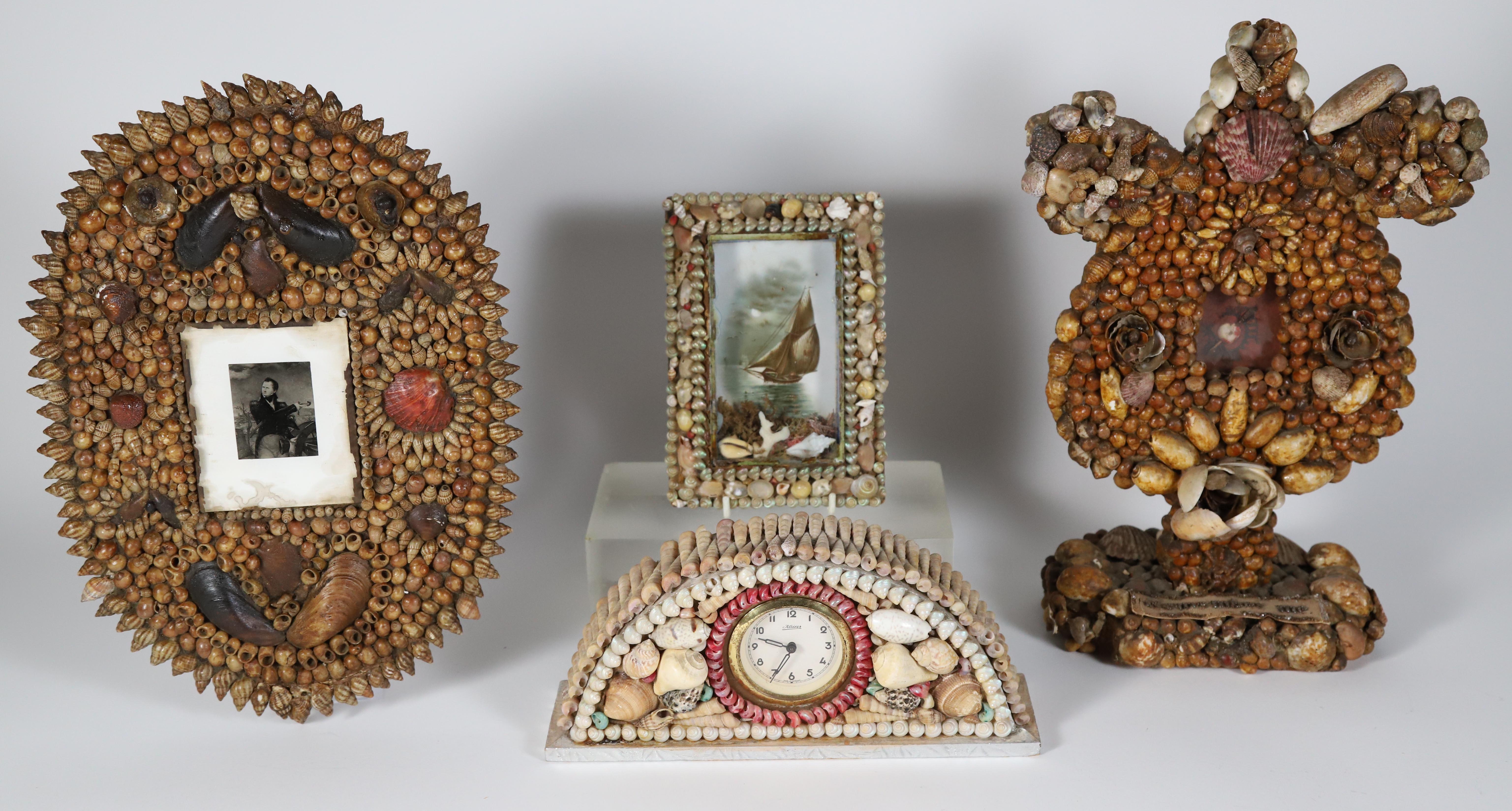 Vintage Collection of Seashell Encrusted Artifacts - Vintage Collection ...