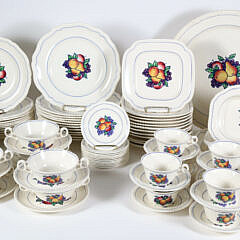 Vintage Copeland Spode England Dinner Service in the “Thanksgiving” Pattern