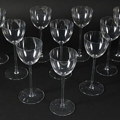 42344 Ten Baccarat Crystal Sherry Glasses A_IMG_9969 4