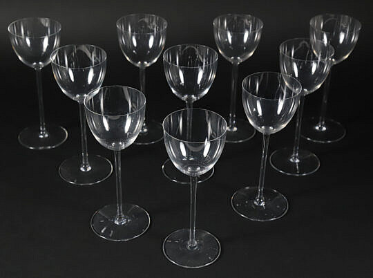 42344 Ten Baccarat Crystal Sherry Glasses A_IMG_9969 4