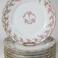 5-3160 Set of 8 Limoges Dinner Plates A_IMG_9984 4