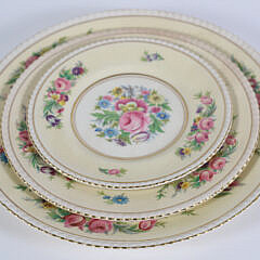 English Floral Decorated Simpsons Ambassador Ware Dinner Service