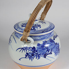 Chinese Blue and White Porcelain Teapot
