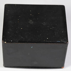 Russian Paint Decorated Papier Mache Box, 19th Century