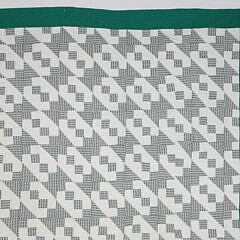 Pair of “Hour Glass” Pattern Patchwork Quilts with Green Borders, circa 1930s