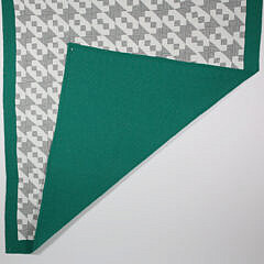 Pair of “Hour Glass” Pattern Patchwork Quilts with Green Borders, circa 1930s