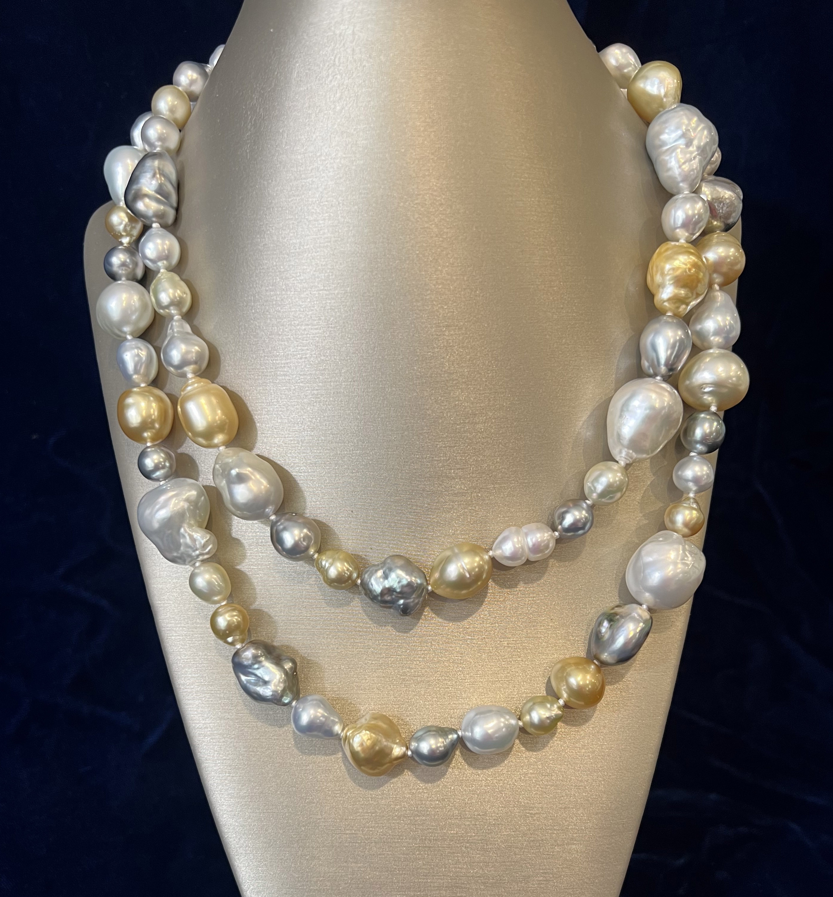 Perles Baroques D'eau Douce AAA 13-16mm - Surface Lisse, Lustre étonnant, Neuves UODORA