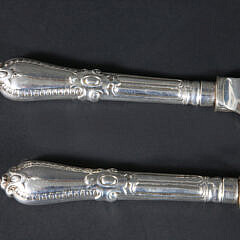 Pair of English Silver Plated Fish Serving Pieces, 19th Century