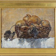 15-5400 Barbara Insalaco Oil Basket of Nantucket Pears A_IMG_0132