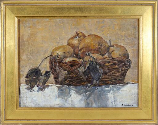 15-5400 Barbara Insalaco Oil Basket of Nantucket Pears A_IMG_0132