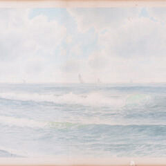 George Howell Gay Watercolor on Paper “Seascape”