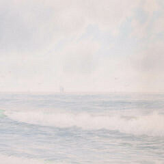 George Howell Gay Watercolor on Paper “Seascape”