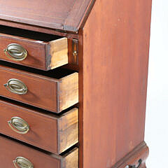 American Inlaid Mahogany Slant Front Desk, 18th Century