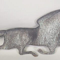 Antique Figural Galloping Horse Copper Weathervane, 19th century