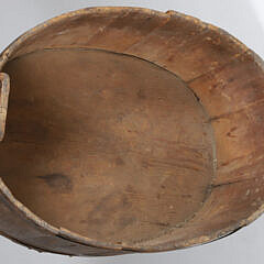 American Wood Wash Basin, early 19th Century