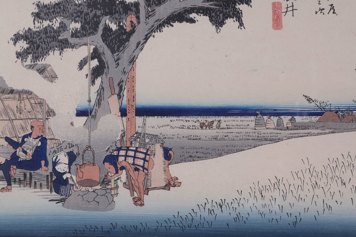 「大きな幸せ」Hiroshi Watanabe 版画 青い象 686/800 大きな幸せ」Hiroshi Watanabe 版画 ゆがみ 青い象 686/800