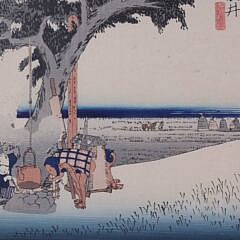 Two Ando Hiroshige also known as Utagawa Hiroshige Woodblock Prints “Chuzenji Lake at Nikto”