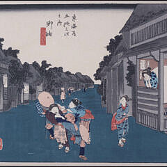Two Ando Hiroshige also known as Utagawa Hiroshige Woodblock Prints “Chuzenji Lake at Nikto”