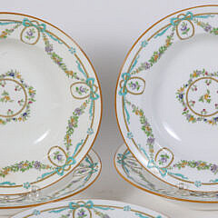 Set of Eleven Antique Minton’s Porcelain Soup Bowls