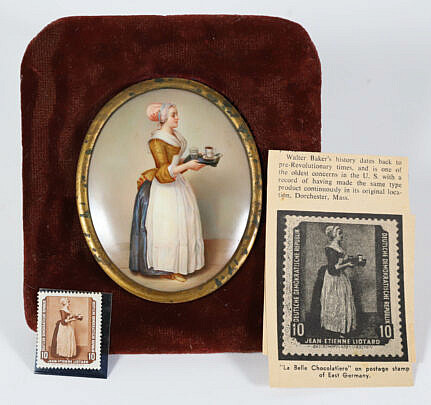7-5396 German Miniature Portrait Oil on Porcelain A_IMG_9975 2