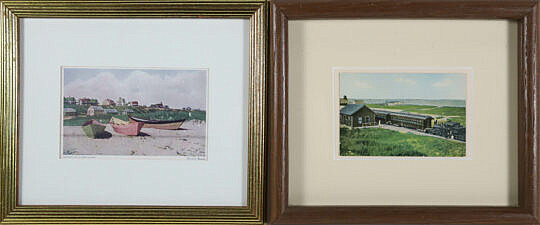 Two Vintage Nantucket Postcards