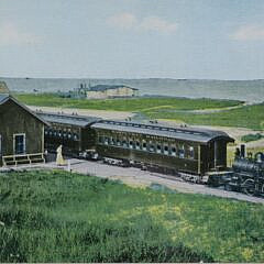 Two Vintage Nantucket Postcards ‘Sconset Beach and Old Nantucket Railroad