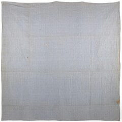 Antique Calico Printed Star Quilt, 19th Century