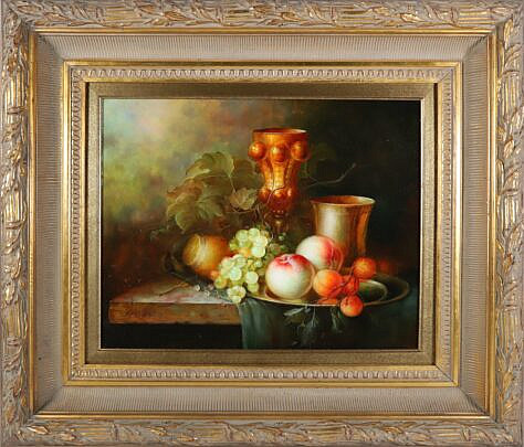 Francois Contemporary "Fruit Still Life" Painting