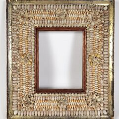 Pair of 19th Century Sailor Made Shell Encrusted Frames