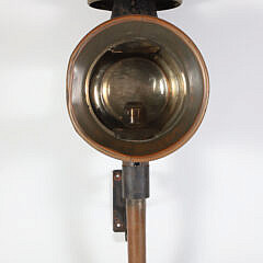 Copper, Brass and Iron Carriage Lantern, 19th Century