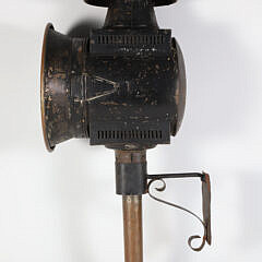 Copper, Brass and Iron Carriage Lantern, 19th Century