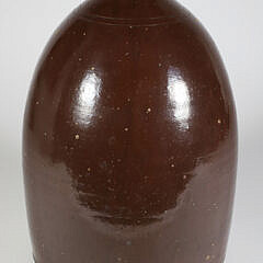 Antique Brown Ceramic Jug