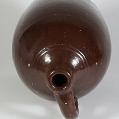 Antique Brown Ceramic Jug